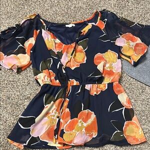 Maurices Floral Women's Top - Multicolor